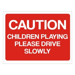 Caution Children Playing