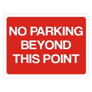 No Parking Beyond This Point