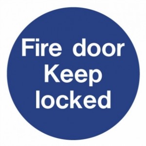 Fire door keep locked
