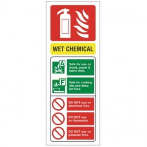 Wet Chemical ID Sign