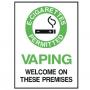 Vaping Permitted Sign